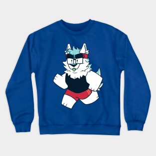 Furry OC Mints Exercising Crewneck Sweatshirt